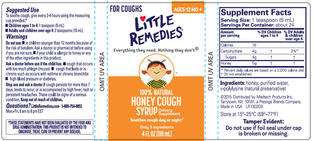 Little Remedies Honey Cough Syrup Packaging