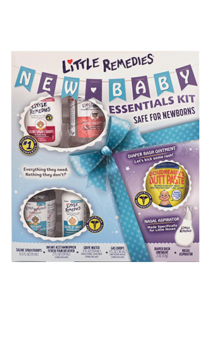 Little Remedies New Baby Essentials Kit, 6 Piece Kit for Baby's Nose and  Tummy 