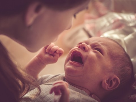 Baby crying during the witching hour
